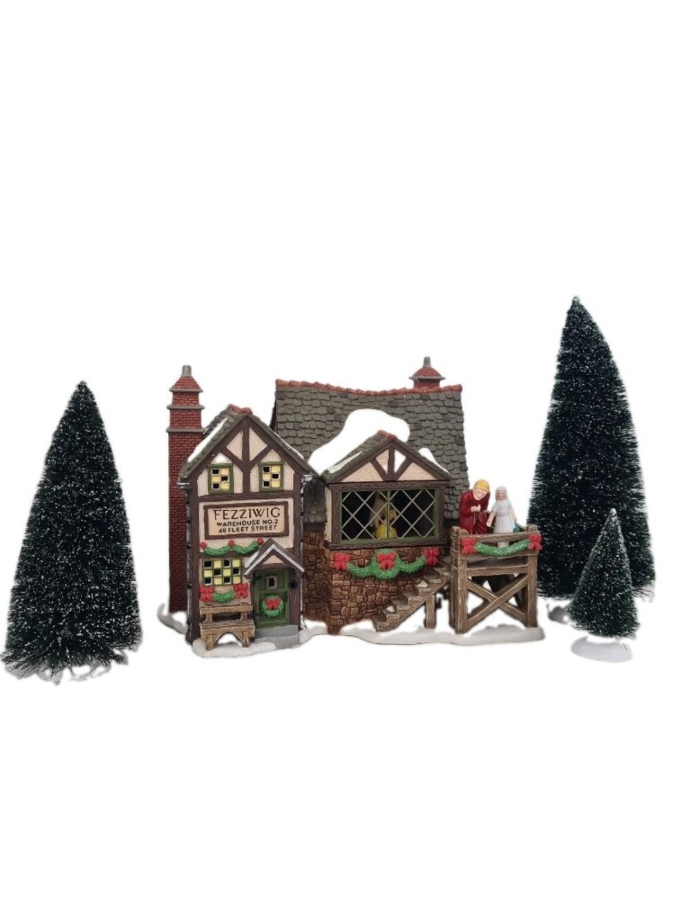 Department 56 Discover Set Fezziwigs Ballroom 58470 Dickens Village Building